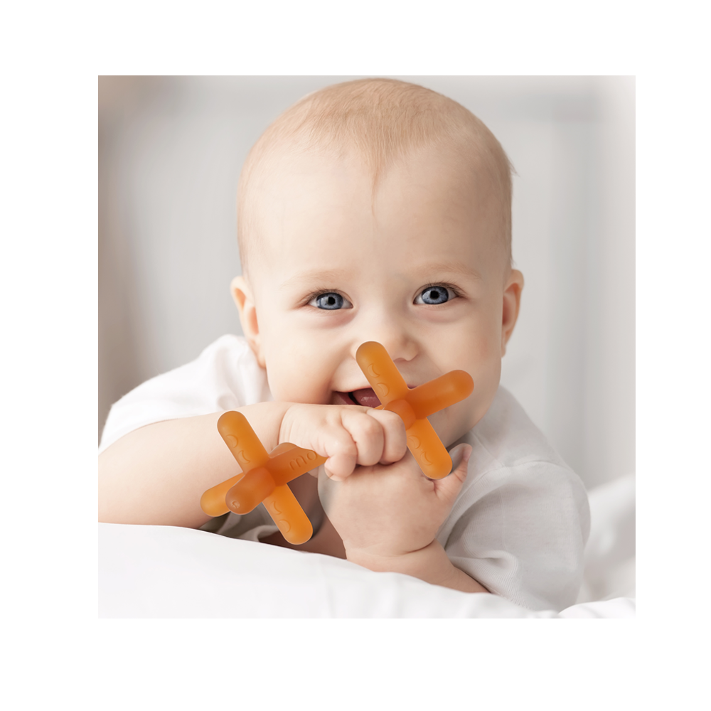 Moonjax silicone baby teething toy baby teether for hot sale infants