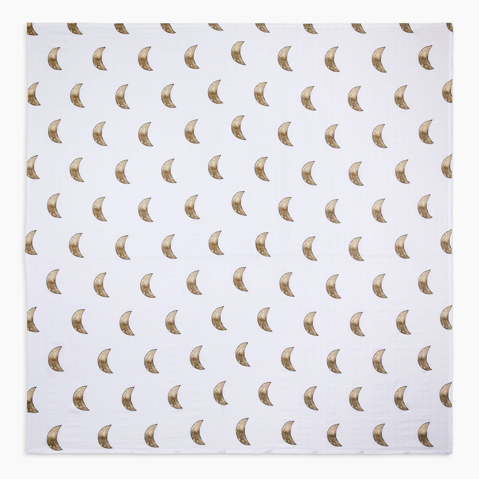 moon - organic cotton muslin swaddle blanket