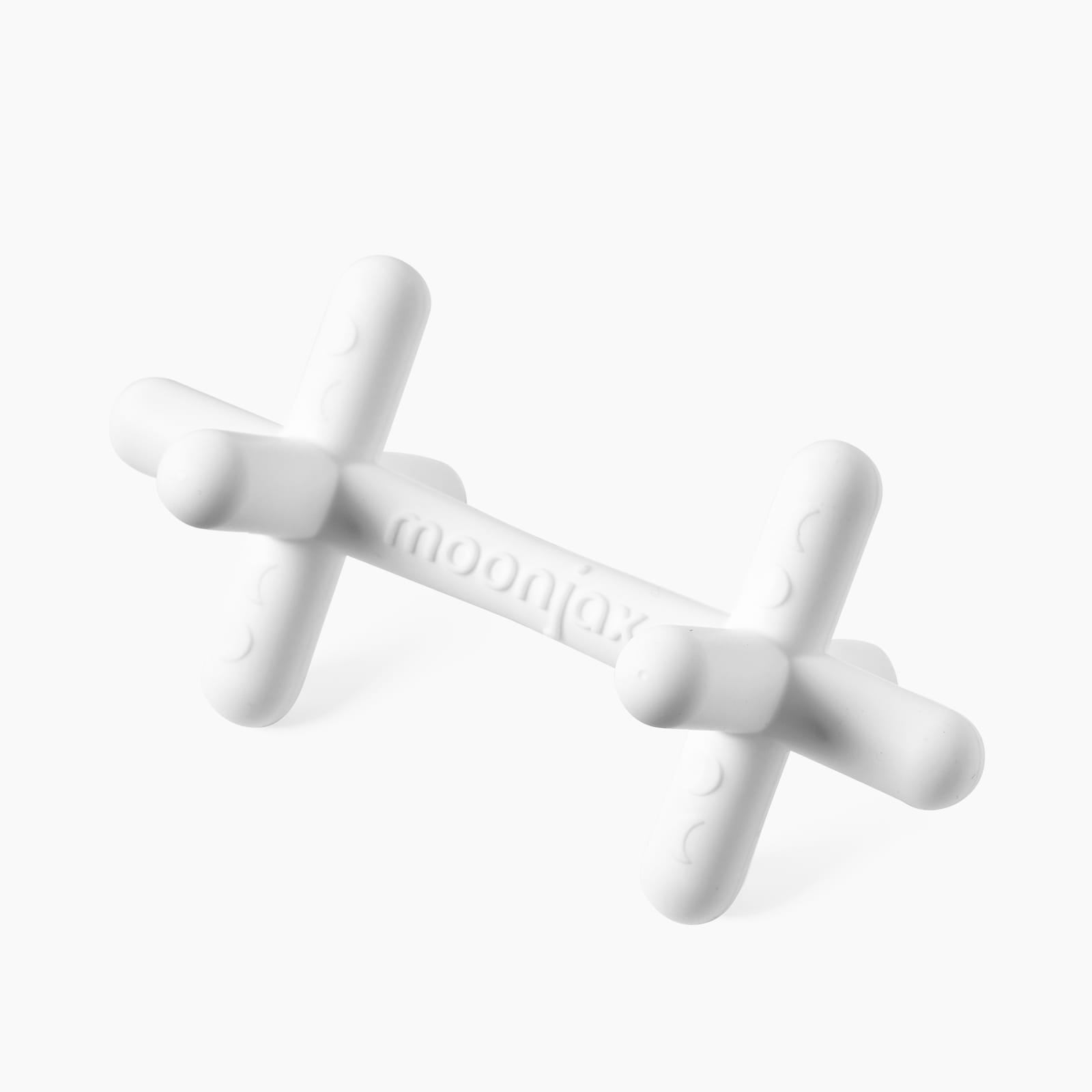 The best baby teether: 1-pack moonlight white silicone teether – Moonjax®