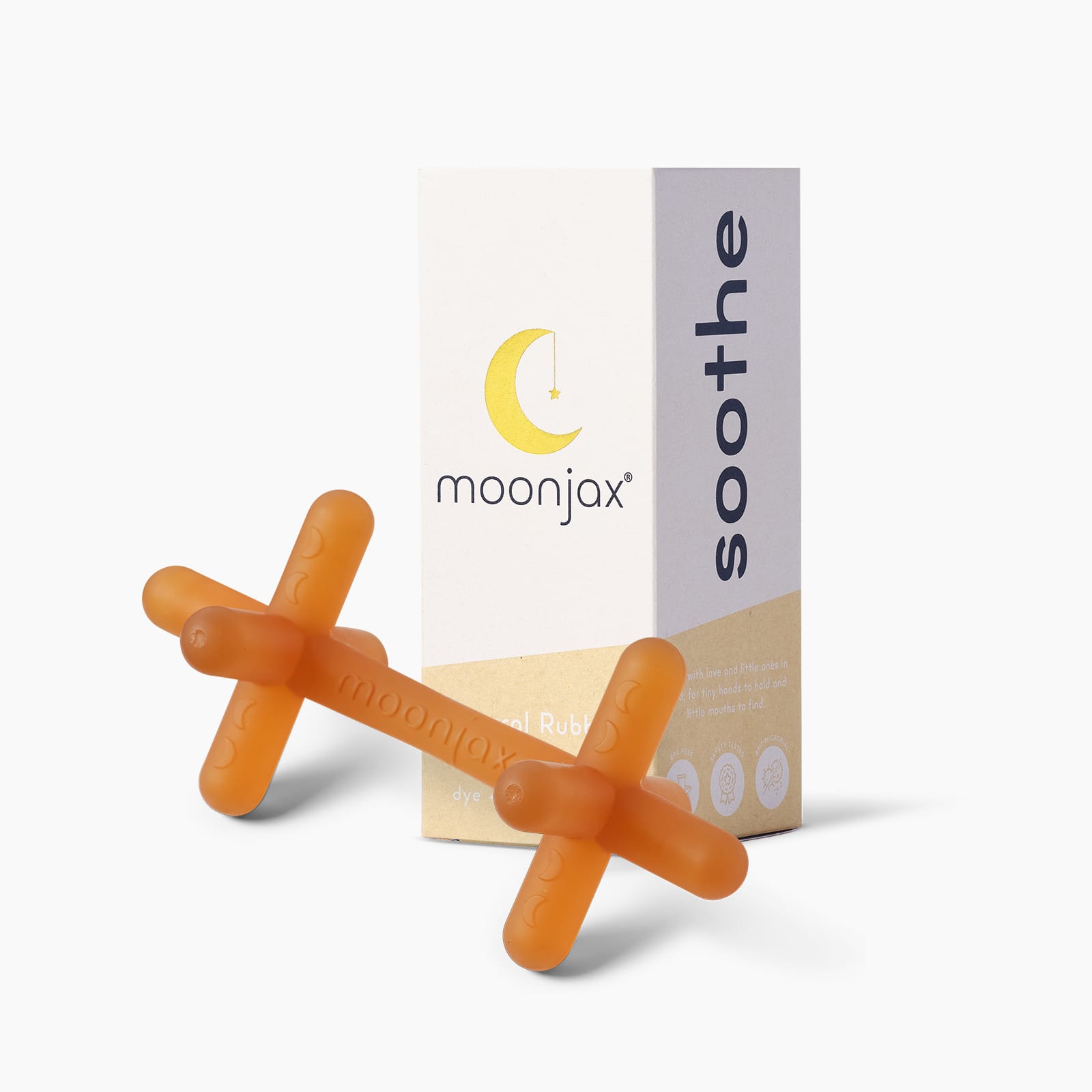 The best baby teether: 1-pack natural hevea tree rubber teether